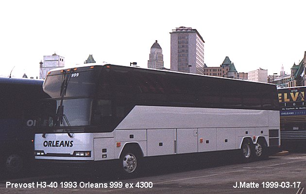 BUS/AUTOBUS: Prevost H3-40 1993 Orleans