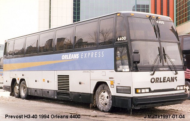 BUS/AUTOBUS: Prevost H3-40 1994 Orleans