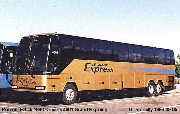 BUS/AUTOBUS: Prevost H3-45 1996 Orleans