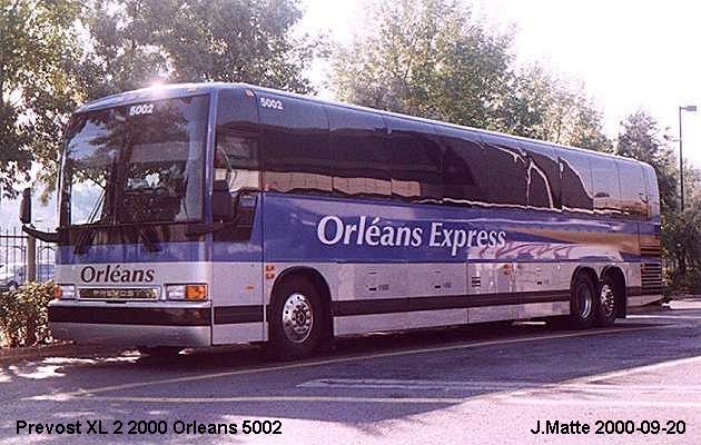 BUS/AUTOBUS: Prevost XL-2 2000 Orleans