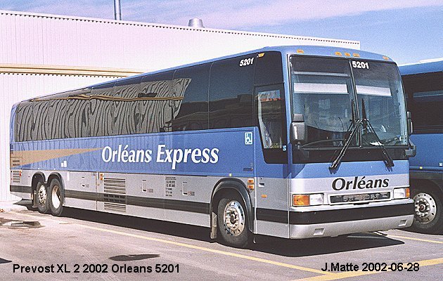 BUS/AUTOBUS: Prevost XL-2 2002 Orleans