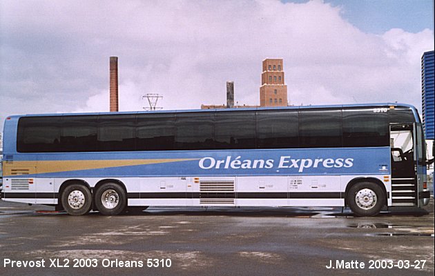BUS/AUTOBUS: Prevost XL2 2003 Orleans