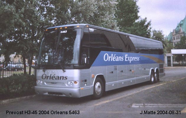 BUS/AUTOBUS: Prevost H3-45 2004 Orleans