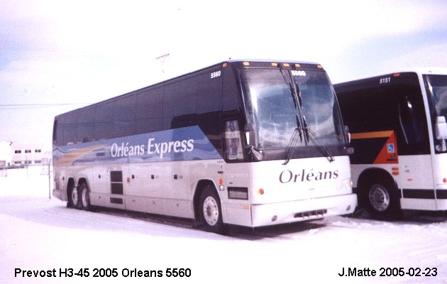 BUS/AUTOBUS: Prevost H3-45 2005 Orleans