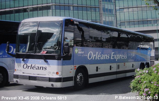 BUS/AUTOBUS: Prevost X3-45 2008 Orleans