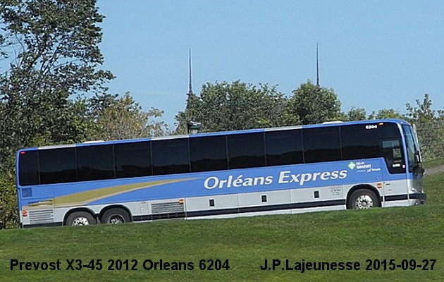 BUS/AUTOBUS: Prevost X3-45 2012 Orleans