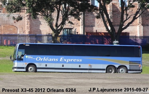 BUS/AUTOBUS: Prevost X3-45 2012 Orleans