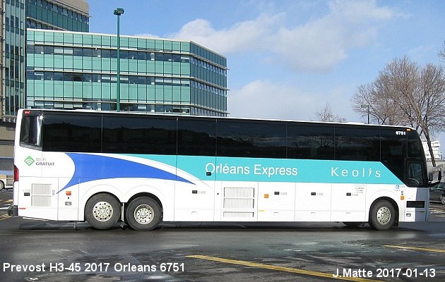 BUS/AUTOBUS: Prevost H3-45 2017 Orleans