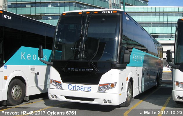 BUS/AUTOBUS: Pontiac H3-45 2017 Orleans