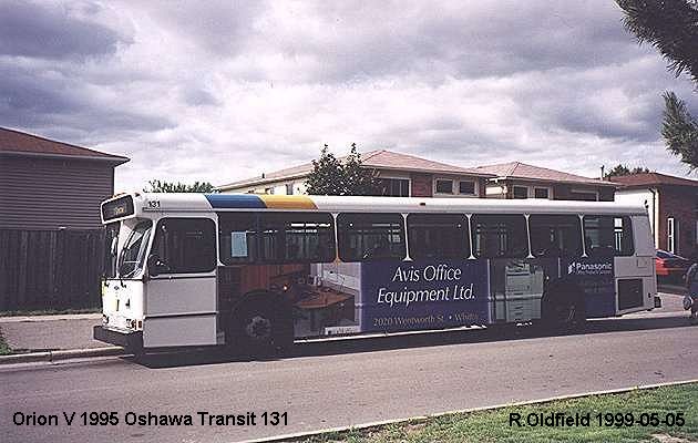 BUS/AUTOBUS: Orion 5 1992 Oshawa Transit