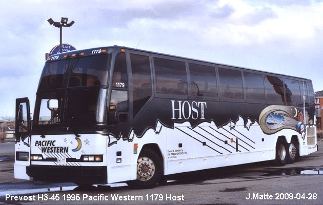 BUS/AUTOBUS: Prevost H3-45 1995 Pacific Western