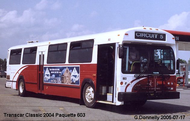 BUS/AUTOBUS: Transcar Classic 2004 Paquette