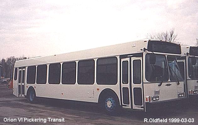 BUS/AUTOBUS: Orion VI 1999 Pickering Transit
