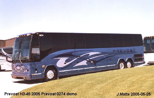 BUS/AUTOBUS: Prevost H3-45 2005 Prevost