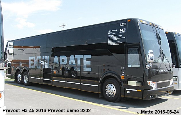 BUS/AUTOBUS: Prevost H3-45 2016 Prevost
