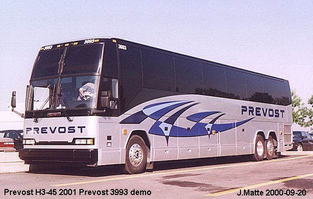 BUS/AUTOBUS: Prevost H3-45  2001 Prevost