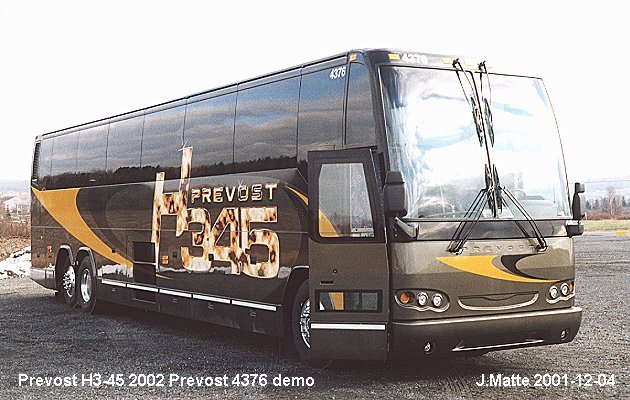 BUS/AUTOBUS: Prevost H3-45 2002 Prevost