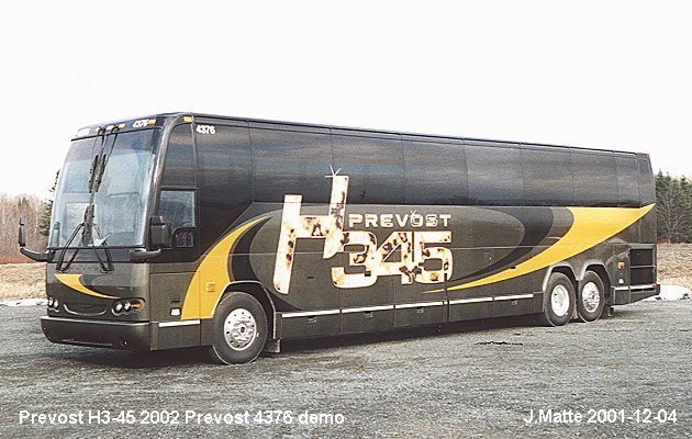 BUS/AUTOBUS: Prevost H3-45 2002 Prevost