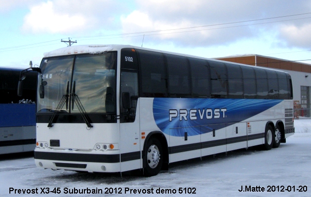 BUS/AUTOBUS: Prevost X3-45 2012 Prevost