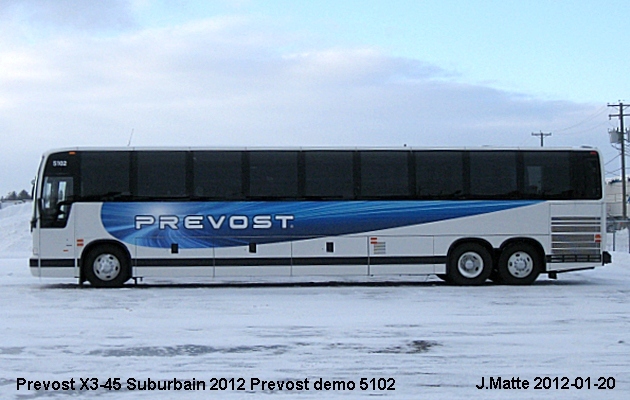 BUS/AUTOBUS: Prevost X3-45 2012 Prevost