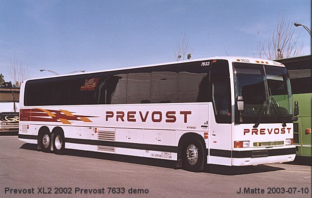 BUS/AUTOBUS: Prevost XL2 2002 Prevost