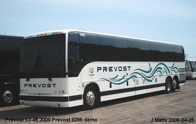 BUS/AUTOBUS: Prevost X3-45 2008 Prevost