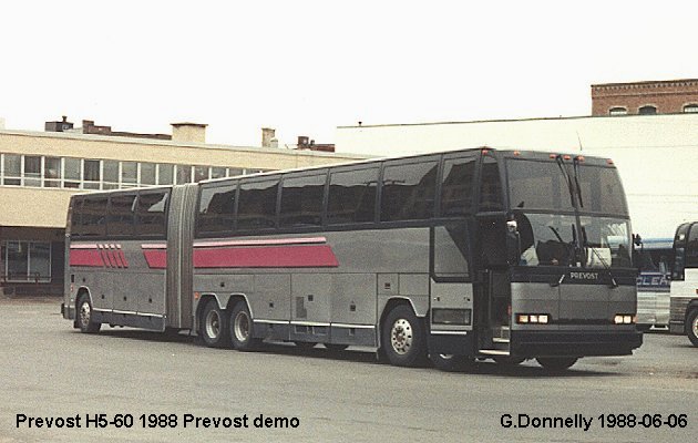 BUS/AUTOBUS: Prevost H5-60 1988 Prevost