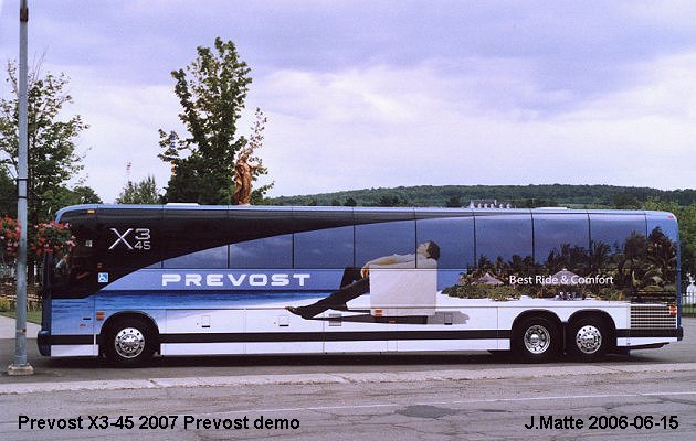 BUS/AUTOBUS: Prevost X3-45 2007 Prevost