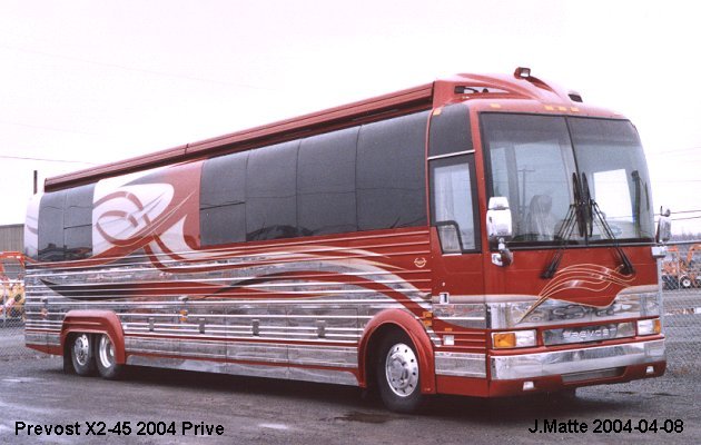 BUS/AUTOBUS: Prevost X2-45 2004 Prive