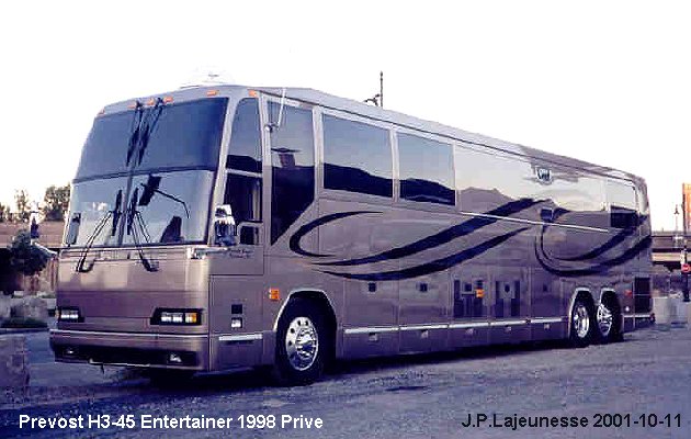 BUS/AUTOBUS: Prevost H3-45 1998 Prive