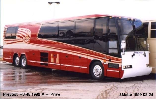 BUS/AUTOBUS: Prevost H3-45 2001 Prive