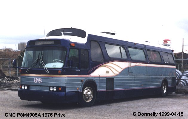 BUS/AUTOBUS: GMC P8M4905A 1976 Prive