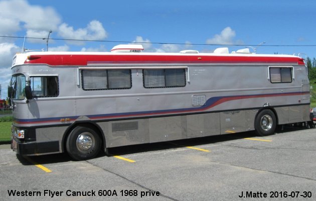 BUS/AUTOBUS: Western Flyer Canuck 600 A 1968 Prive