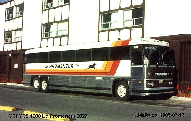 BUS/AUTOBUS: MCI MC 9 1980 Promeneur