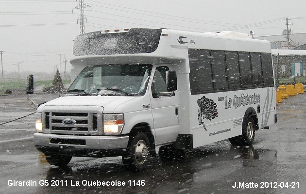 BUS/AUTOBUS: Girardin G5 2011 Quebecoise