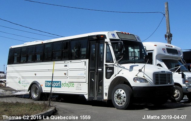 BUS/AUTOBUS: Thomas C2 2015 Quebecoise