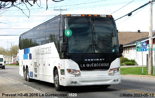 BUS/AUTOBUS: Prevost H3-45 2016 Quebecoise