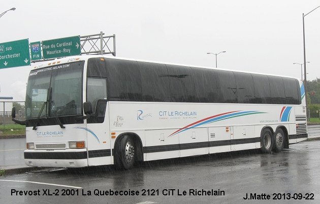 BUS/AUTOBUS: Prevost XL-2 2001 Quebecoise