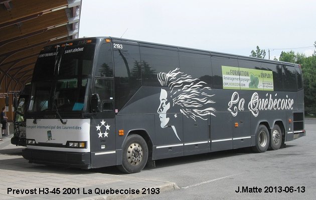 BUS/AUTOBUS: Prevost H3-45 2012 Quebecoise