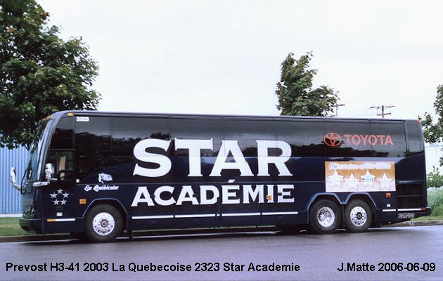 BUS/AUTOBUS: Prevost H3-41 2003 Quebecoise