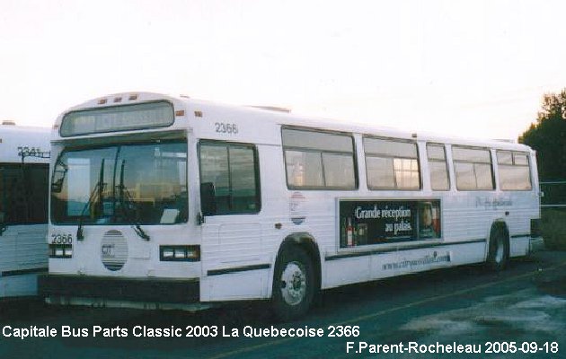 BUS/AUTOBUS: C.B.P. Classic 2003 Quebecoise