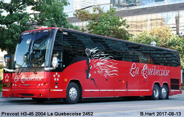 BUS/AUTOBUS: Prevost H3-45 2004 Quebecoise