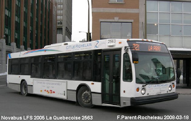 BUS/AUTOBUS: Novabus LFS 2005 Quebecoise