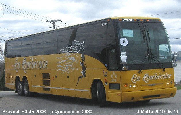 BUS/AUTOBUS: Prevost H3-45 2006 Quebecoise