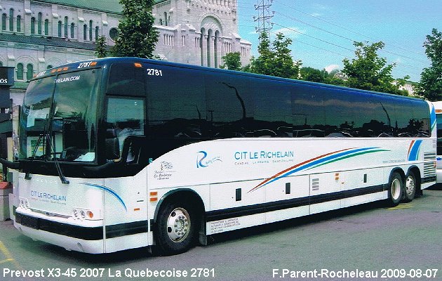 BUS/AUTOBUS: Prevost XL-2 2007 Quebecoise