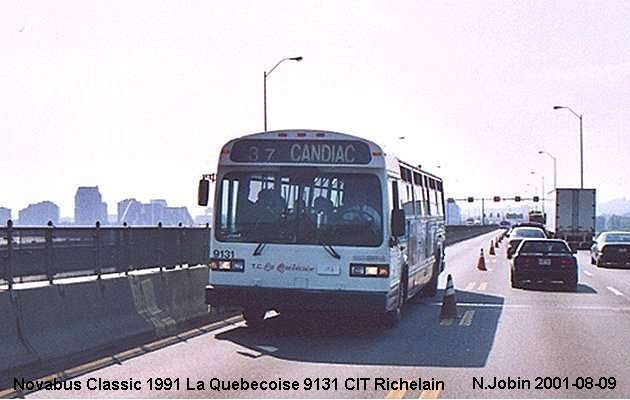 BUS/AUTOBUS: MCI Classic 1991 Quebecoise