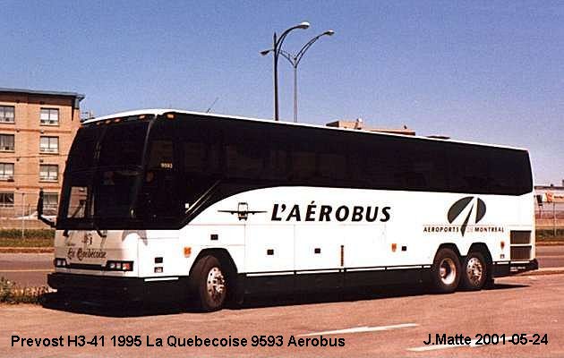 BUS/AUTOBUS: Prevost H3-41 1995 Quebecoise