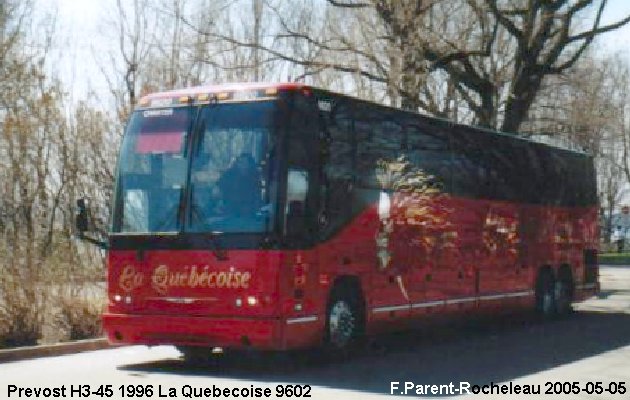 BUS/AUTOBUS: Prevost H3-45 1996 Quebecoise