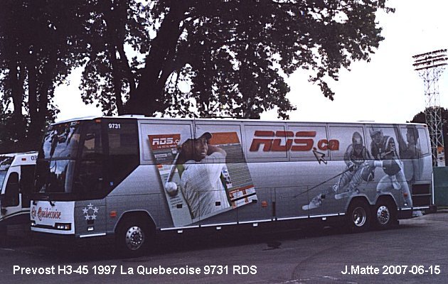 BUS/AUTOBUS: Prevost H3-45 1997 La Quebecoise