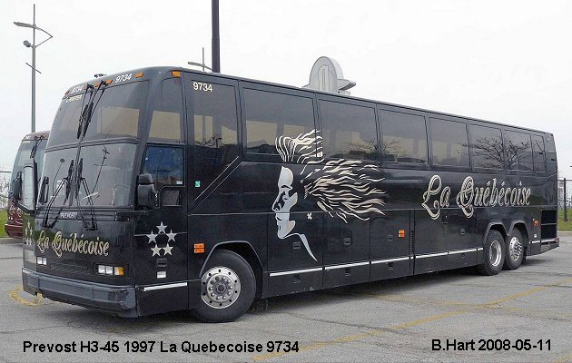 BUS/AUTOBUS: Prevost H3-45 1997 Quebecoise